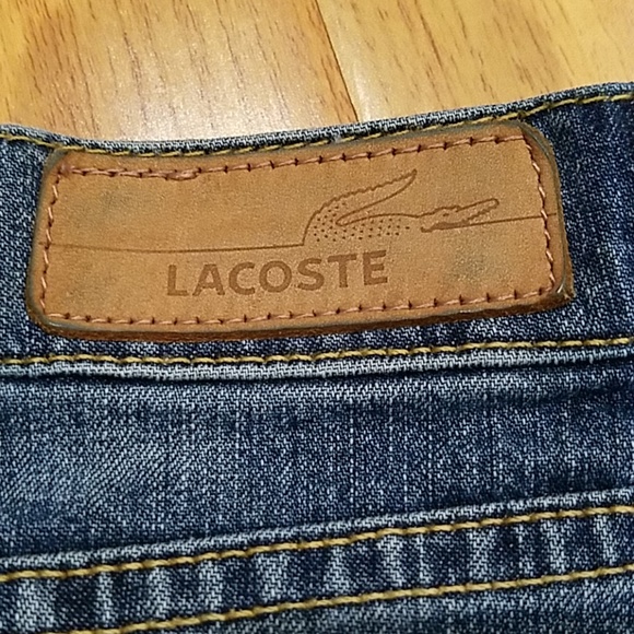 Lacoste Jean Pencil Skirt Detailed Back Size 4 US - Picture 4 of 8